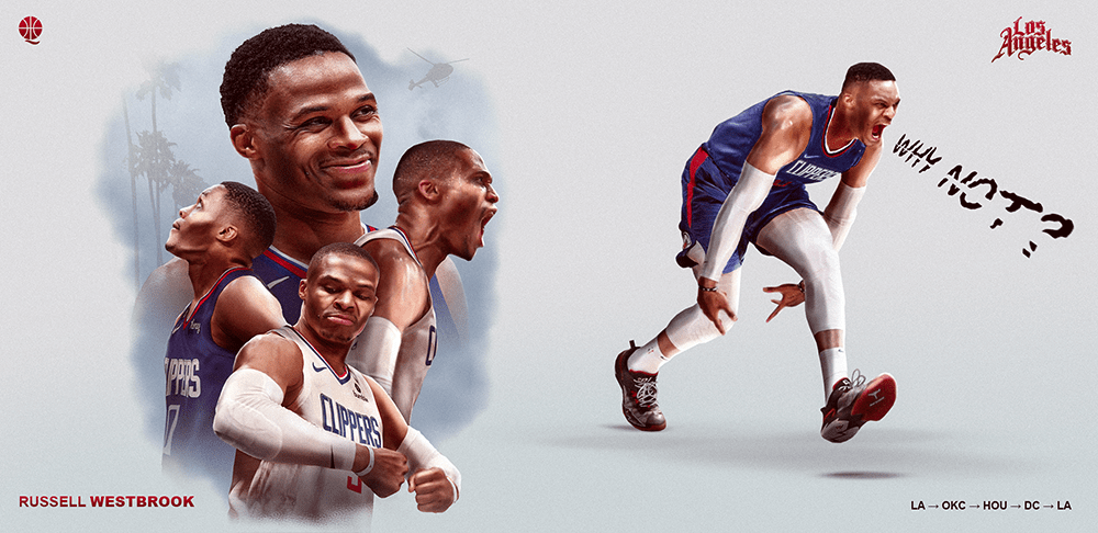 russel wesbtrook los angeles clippers westbrook clippers