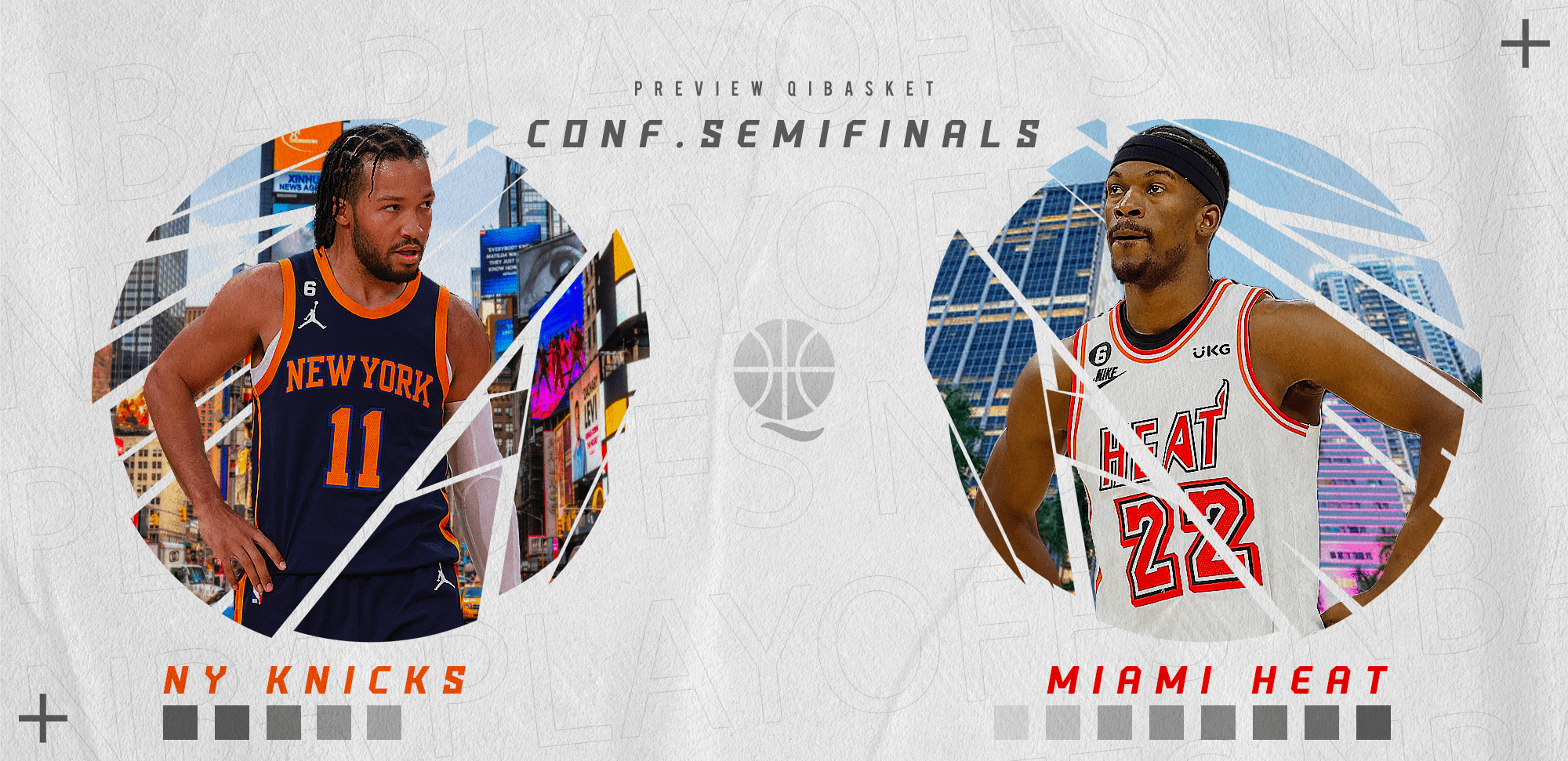 Preview Playoffs 2023 New York Knicks (5) vs Miami Heat (8) QiBasket