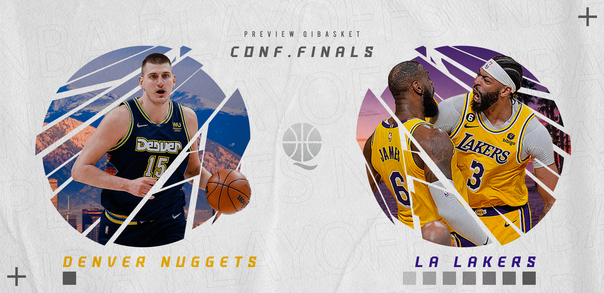 Preview Playoffs 2023 Denver Nuggets (1) vs Los Angeles Lakers (7